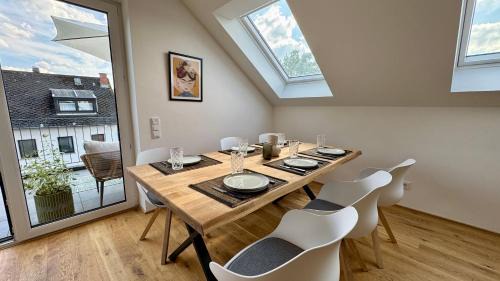 Schweich Apartamento | Schickes Penthouse-Apartment mit Weinbergblick