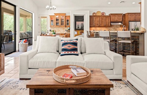 Cave Creek Casa | Scottsdale/Cave Creek Luxury Sonoran Nights with Mtn Views, Heated Pool, Hot Tub, & Game Room