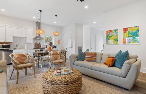 Folly Beach Casa | Sea Breeze Collection: Spacious 15BR Retreat Steps from Folly Beach!