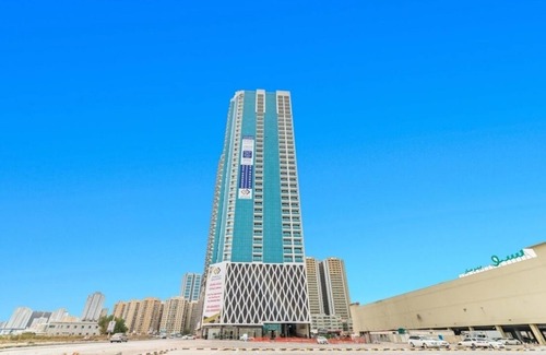 Ajman Apartamento | Sea Breeze Studio Balcony & View