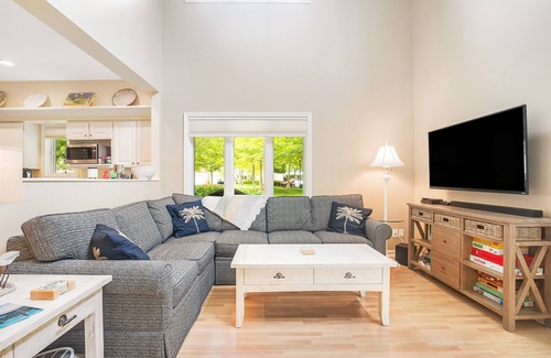 Bethany Beach Casa | Sea Colony Tennis townhouse with screened porch basketball, pool, & gym
