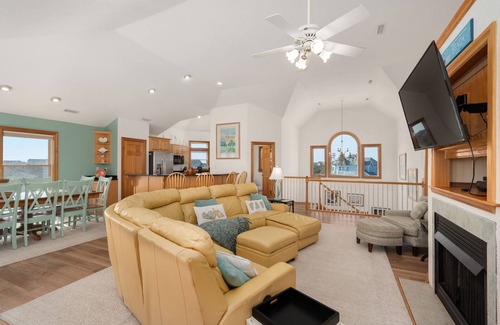 Whalehead Beach Casa | Sea Forever--Oceanside 8-10 BR; Pool, Hot Tub, Elevator, Gardens!