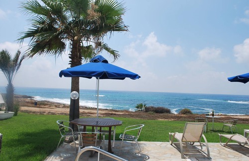 Kissonerga Villa | Sea Front, Heated Pool, Lovely Paphos Villa, Villas for Larger Groups Nearby