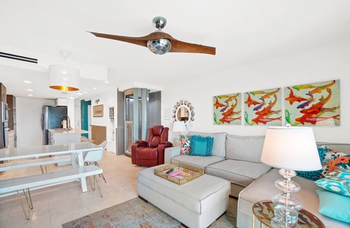 West Panama City Beach Casa | Sea Gull Villa #2 Amazing Gulf Front with Private Elevator!