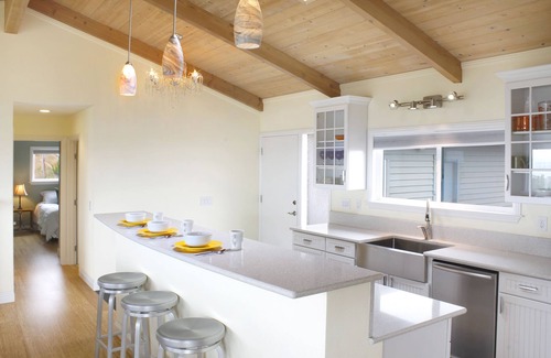 Dillon Beach Casa | Sea Haven, casa contemporánea de un solo nivel con vista al Océano Pacífico
