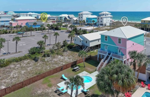 Gulf Shores Casa | ♥Sea La Vie at Gulf Shores 200 Ft to Beach Heated Pool 6BR Sleeps 20! ♥