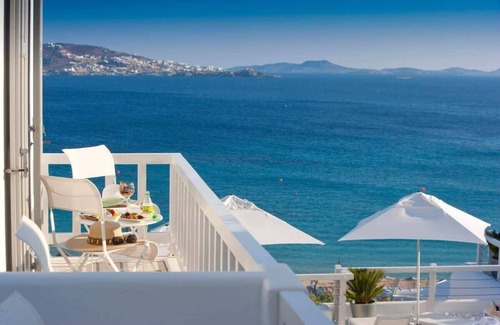 Agios Stefanos Apartamento | Boho Junior Suite with Plunge Pool & Sea View