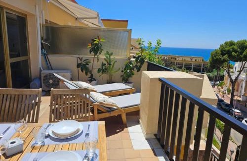 Nikki Beach Apartamento | SEA VIEW PENTHOUSE studio ROMANA PLAYA Elviria Marbella