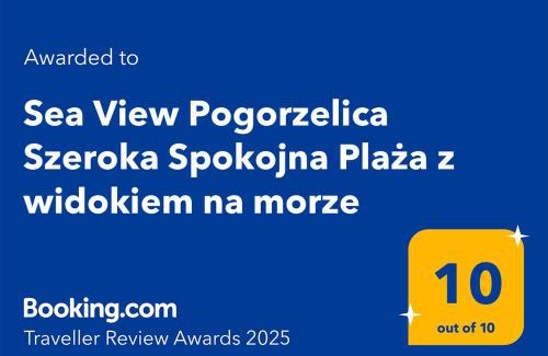 Pogorzelica Apartamento | Sea View Pogorzelica Szeroka Spokojna Plaża z widokiem na morze