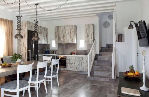 Ornos Villa | Sea View Villa with Private Swimming Pool and Hot Tub Near Ornos Beach and Town