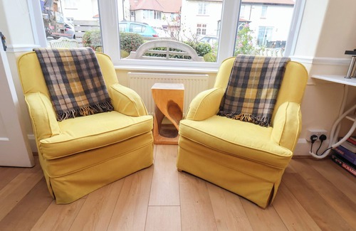 Sandsend Cabaña | CASA SEACLIFF, admite mascotas, con chimenea en Whitby, Ref 1015836