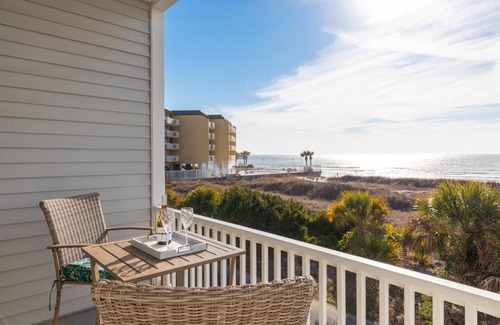 Folly Beach Casa | Seacoast Villa 2 Ocean View 2 Blocks from Center Street