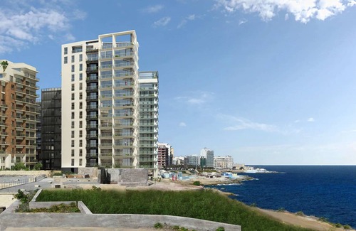 Sliema Apartamento | Seafront LUX Apartment wt Pool, Upmarket Area