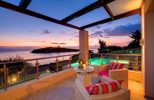Gaios Villa | Villa con piscina privada, vistas al mar y jardín, barbacoa, a sólo 10 minutos a pie de Gaios