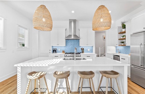 Village of Sugar Beach Casa | Seagrove Beach Charmer! Private Pool, 4 Bikes, & LSV Included!