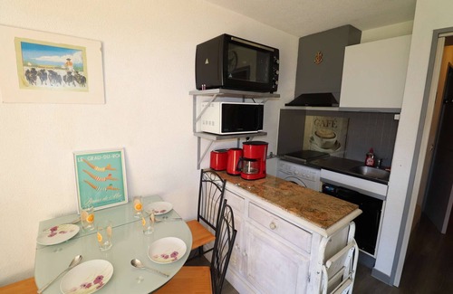 Le Grau-Du-Roi Apartamento | Quartier Seaquarium - estudio cabina 4 pers. Terraza lateral jardín - CLIM -