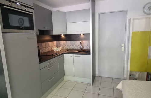 Saint-Cyprien Plage Apartamento | Seaside apartment 4 pers. beautiful terrace marina view air conditioning wifi