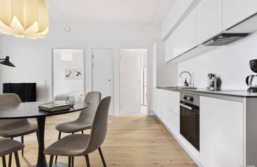 Aarhus C Apartamento | Seaside apartment with magical balcony views