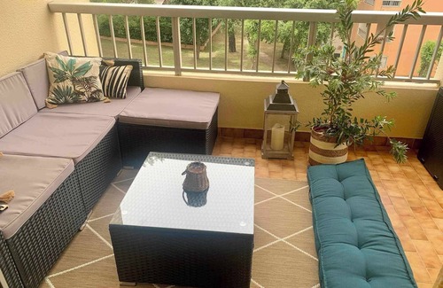 Saint-Mandrier-sur-Mer Apartamento | Seaside terrace apartment