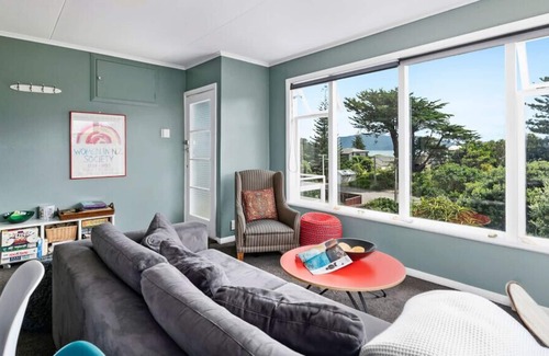 Waikanae Cabaña | Casa junto al mar - Playa de Waikanae Bach
