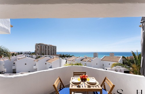 Torrequebrada Chalet De Esquí | Seaview/3BED/Sauna/Pool/Parking