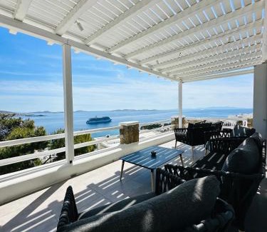 Agios Stefanos Apartamento | Seaview & Jacuzzi summer residence