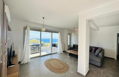 Agios Stefanos Apartamento | Seaview & Jacuzzi summer residence
