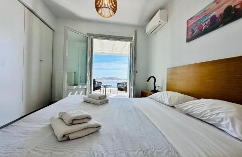 Agios Stefanos Apartamento | Seaview & Jacuzzi summer residence