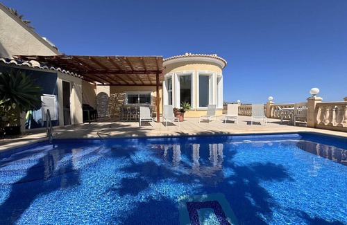 Benimeit Villa | Chalet con impresionantes vistas al mar y panorámicas y piscina privada