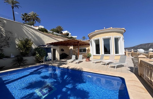 Benimeit Villa | Chalet con impresionantes vistas al mar y panorámicas y piscina privada