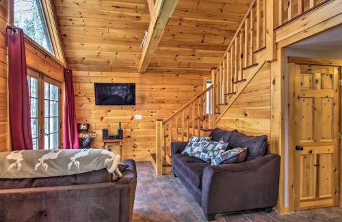 Conway Casa | Secluded Conway Home with Theater Room and Hot Tub!
