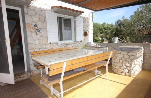 Tkon Casa | Casa de pescador para vacaciones junto al mar Bahía Vitane, Pasman (K-8483)