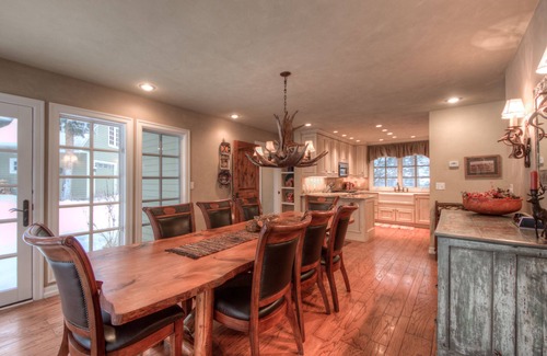 Big Sky Casa | Secluded home close to Meadow Village w/private hot tub & library | Creekside Retreat