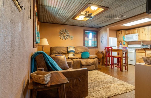 Welch Casa | Secluded home with AC, porch, firepit & entertaining amenities - dog-friendly