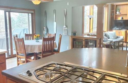 Stillwater Casa | Secluded Lakefront Home with outdoor hot tub, fire pit & indoor Hockey Rink
