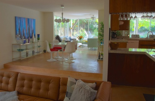 Cathedral City Cove Casa | Secluded Midcentury Oasis! Pool, spa, outdoor kitchen, super close to hiking 🌴