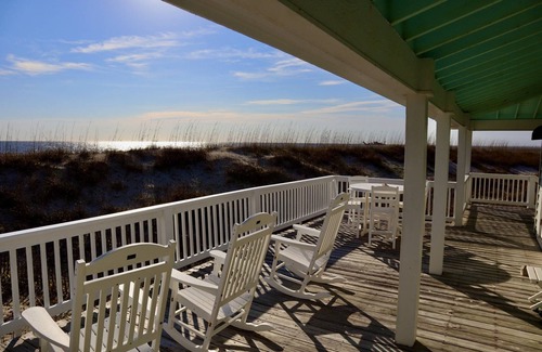 South Beach Casa | Secluded Oceanfront Home, Amazing Sunsets, Steps from Beach, Wrap Around Deck, BHI/Shoals Clubs+Golf