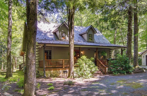 Burnsville Cabaña | Secluded Rustic Cabin On the South Toe River!