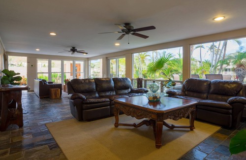Portlock Casa | * $ 499 ¡Especial!* Casa ejecutiva frente al mar: cascada de lava, piscina de agua salada y spa.