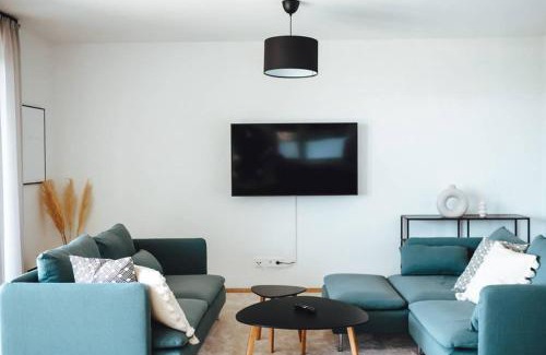 Großraschen Apartamento | Seeblick & Terrasse! Moderne Ferienwohnung 96qm