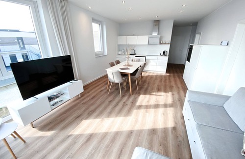 Schwerin Apartamento | Seeliebe Apartment OG Sauna Parkplatz Seeblick Scandi-traum