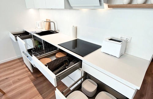 Schwerin Apartamento | Seeliebe Apartment OG Sauna Parkplatz Seeblick Scandi-traum