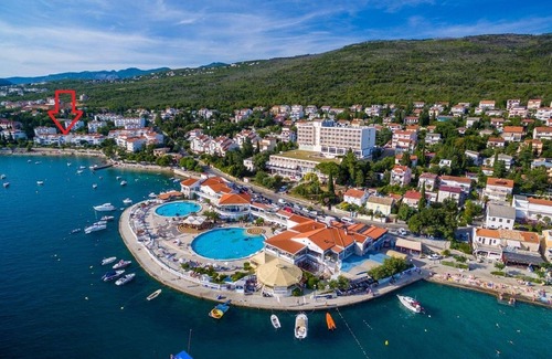 Selce Apartamento | Selce - apartamento 4 + 2 con fantásticas vistas al mar