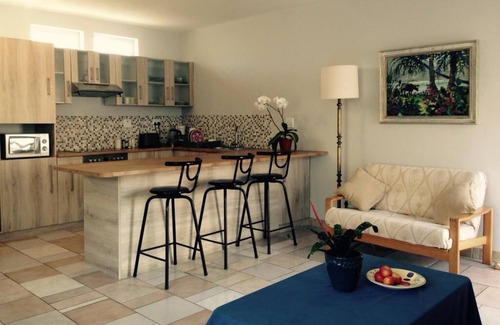 Vineta Apartamento | cocina, jardín plano