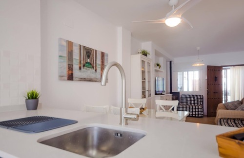Los Gallos-Cerromolino Cabaña | Duplex con piscina Real de La Barrosa
