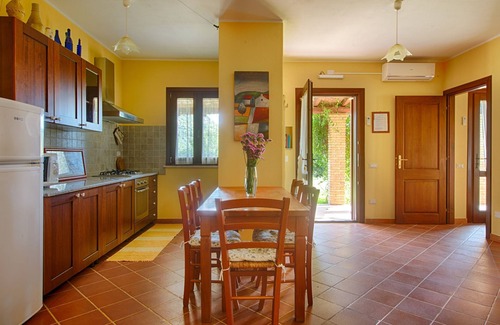 San Vito Casa | Semi-detached House with Wi-Fi, Air Conditioning, Garden and Pool; Pets Allowed; Parking Available