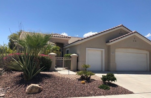 Desert Palms Casa | Serene Fountain Desert Home (55+) w/Golf Cart