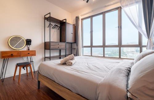 Brinchang Apartamento | Serene Industrial Family Retreat 2-7pax &Sunrise view