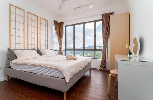 Brinchang Apartamento | Serene Japandi Family Retreat 2-7pax &Sunrise View