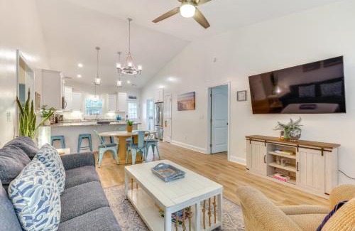 Yaupon Beach Casa | Serene Oak Island Home with Private Saltwater Pool!